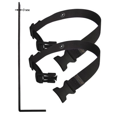 Transport Mount for Powder Fire Extinguisher 3 kg tactical Ukrospas KT513-2F with 2 clamps