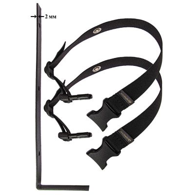 Fire Extinguisher Mount for transport 1 kg, 2 kg tactical Ukrospas KT51-2F