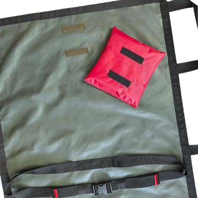 М'які ноші тактичні медичні евакуаційні безкаркасні Укроспас КД-1 (8) тканина Cordura 1000 D