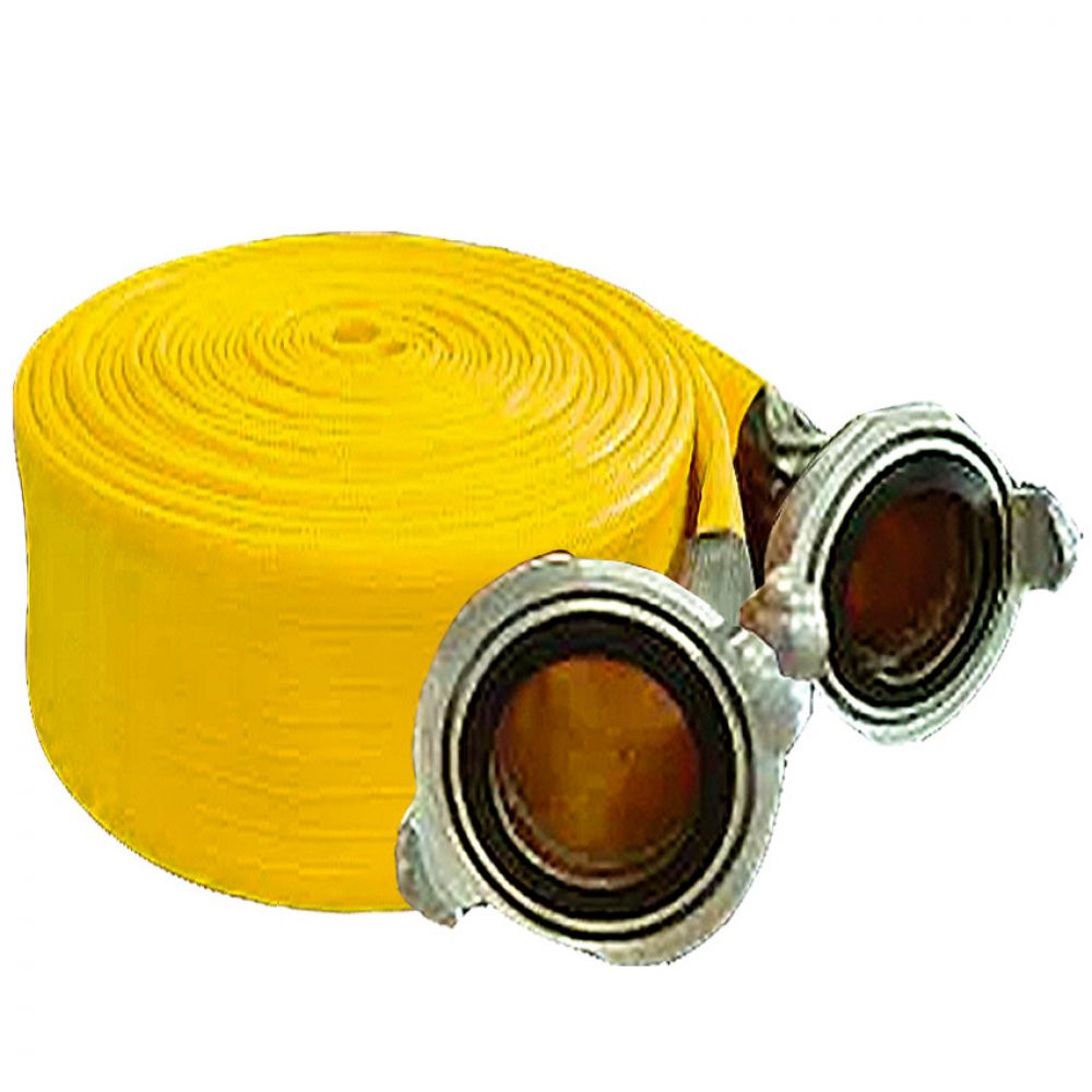 Firefighting Hose 150 mm for fire fighting equipment 4.5 MPa coated on both sides with Fire Hose Fittings