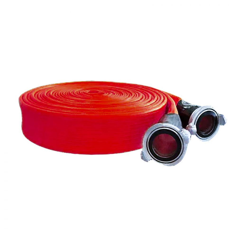 Firefighting Hose DN-66 mm for fire fighting equipment 5 MPa coated on both sides with Fire Hose Fittings