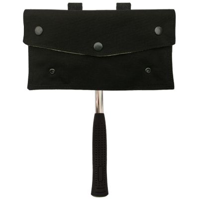 Fire axe for fire shield with rubber handle