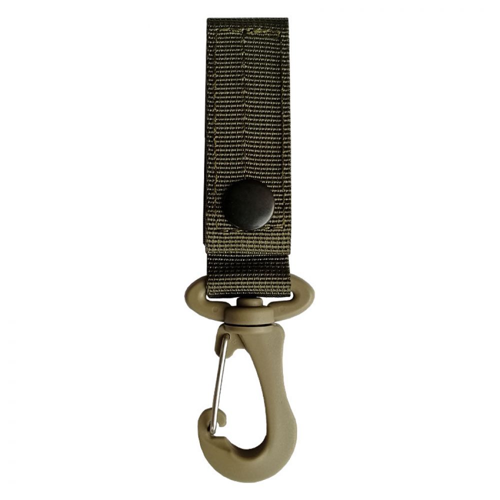 Tactical Belt Hanging Carabiner Ukrospas TK251-55 for system Molle Olive