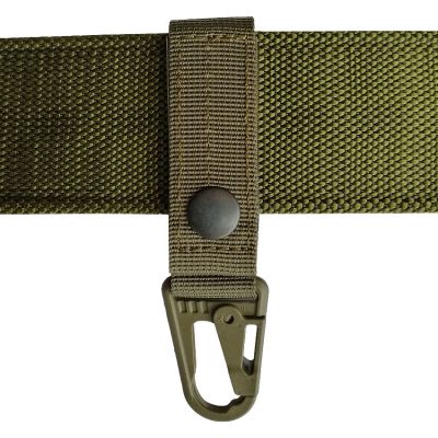 Tactical Belt Hanging Carabiner Ukrospas TK252-55 for system Molle Olive